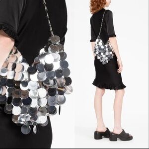 Paco Rabanne Sparkle Heart Shoulder Bag